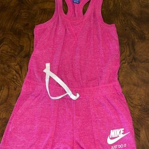 Nike pink xs romper